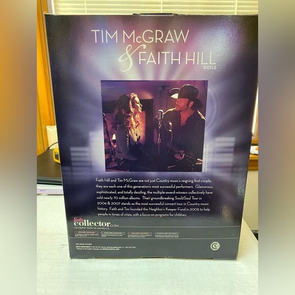 *⭐️ Vintage ⭐️ Mattel Tim McGraw and Faith Hill Barbies NIB - Picture 4 of 6